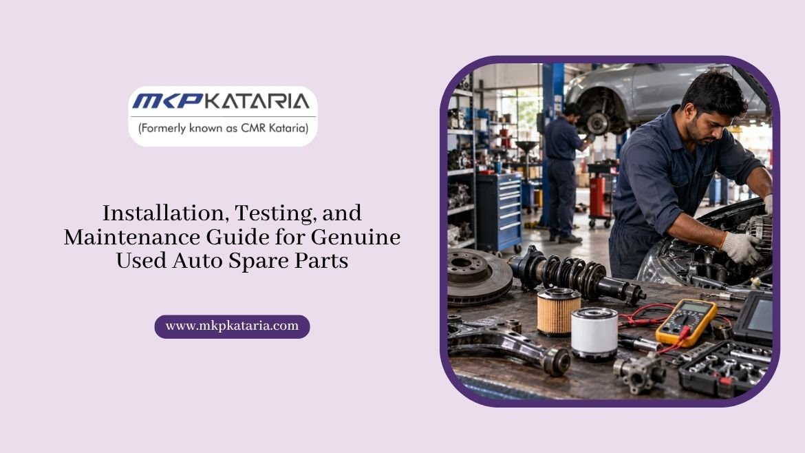 Installation, Testing, and Maintenance Guide for Genuine Used Auto Spare Parts